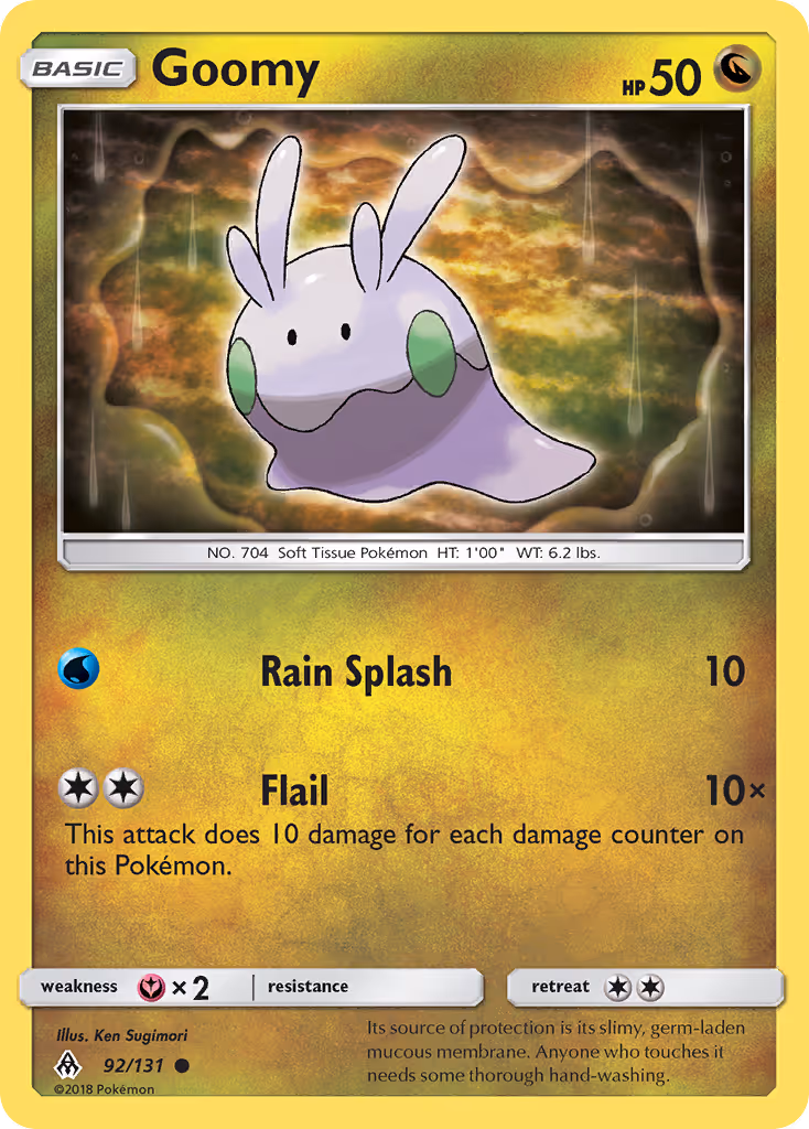 Goomy 92/131 Pokemon card