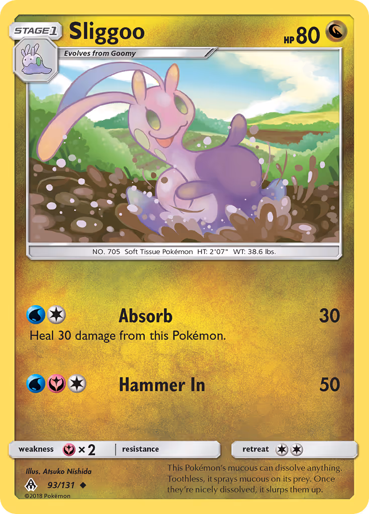 Sliggoo 93/131 Pokemon card