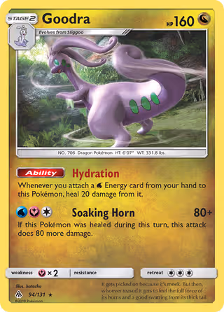Goodra 94/131 Pokemon card