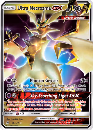 Ultra Necrozma GX 95/131 Pokemon card