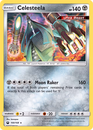 Celesteela 100/168 Pokemon card