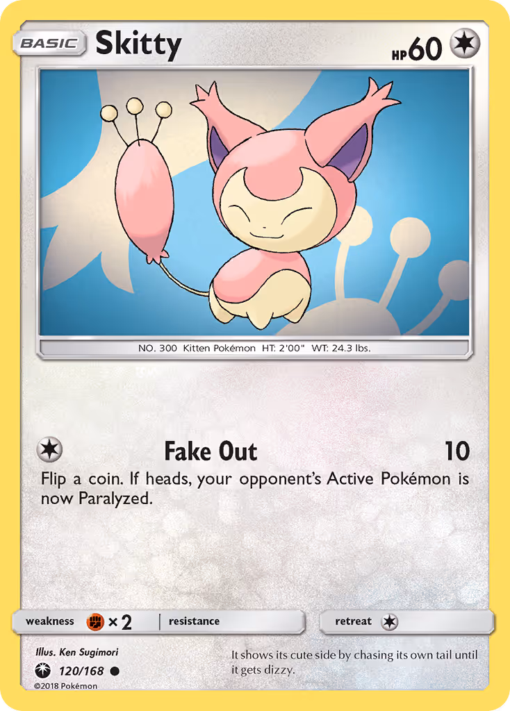 Skitty 120/168 Pokemon card