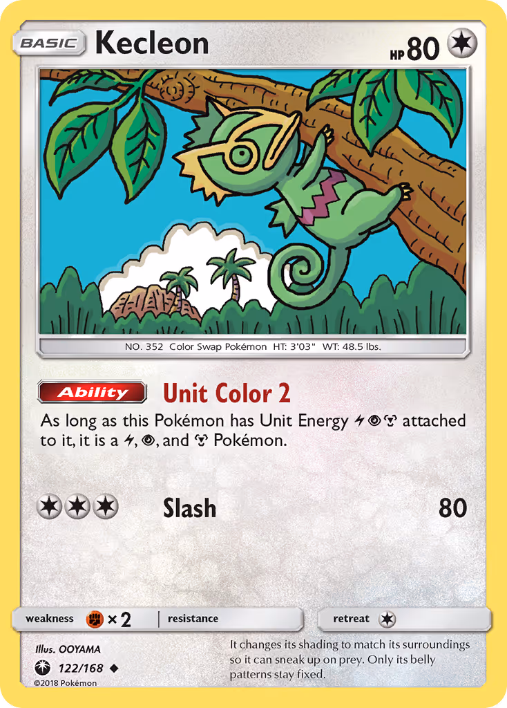 Kecleon 122/168 Pokemon card