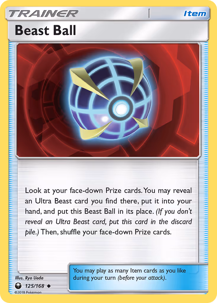 Beast Ball 125/168 Pokemon card