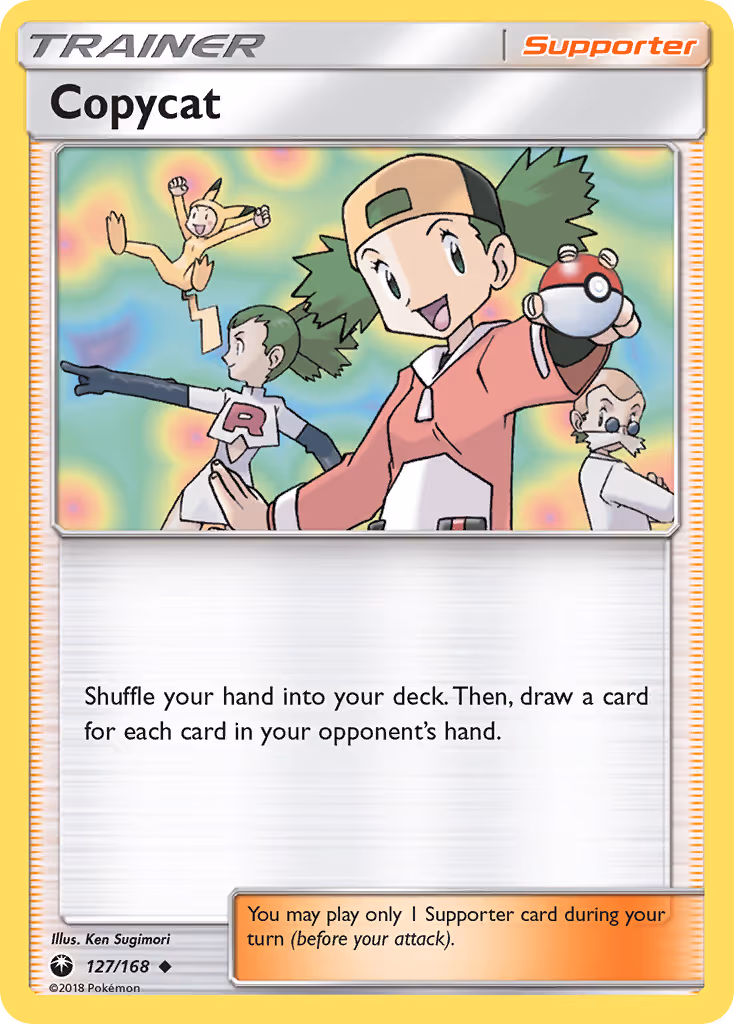 Copycat 127/168 Pokemon card