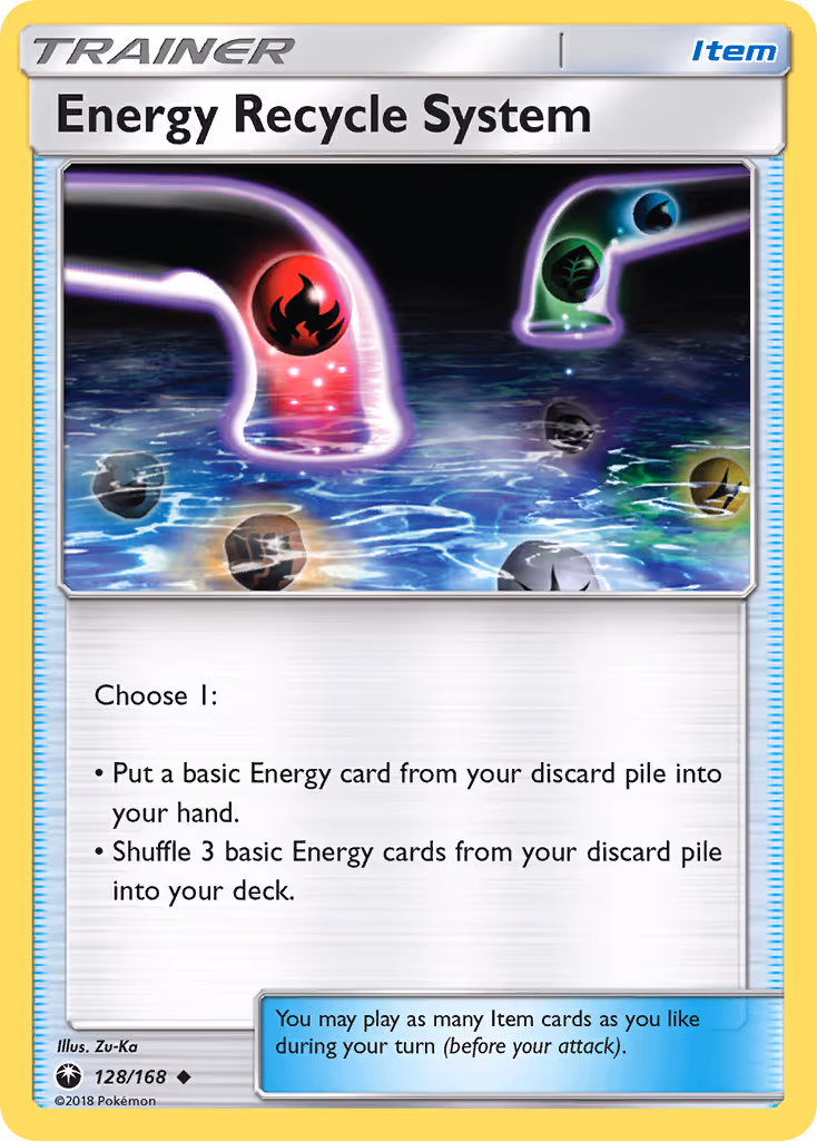 Energy Recycle System 128/168 Pokemon card