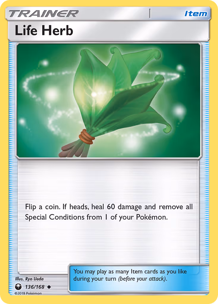 Life Herb 136/168 Pokemon card