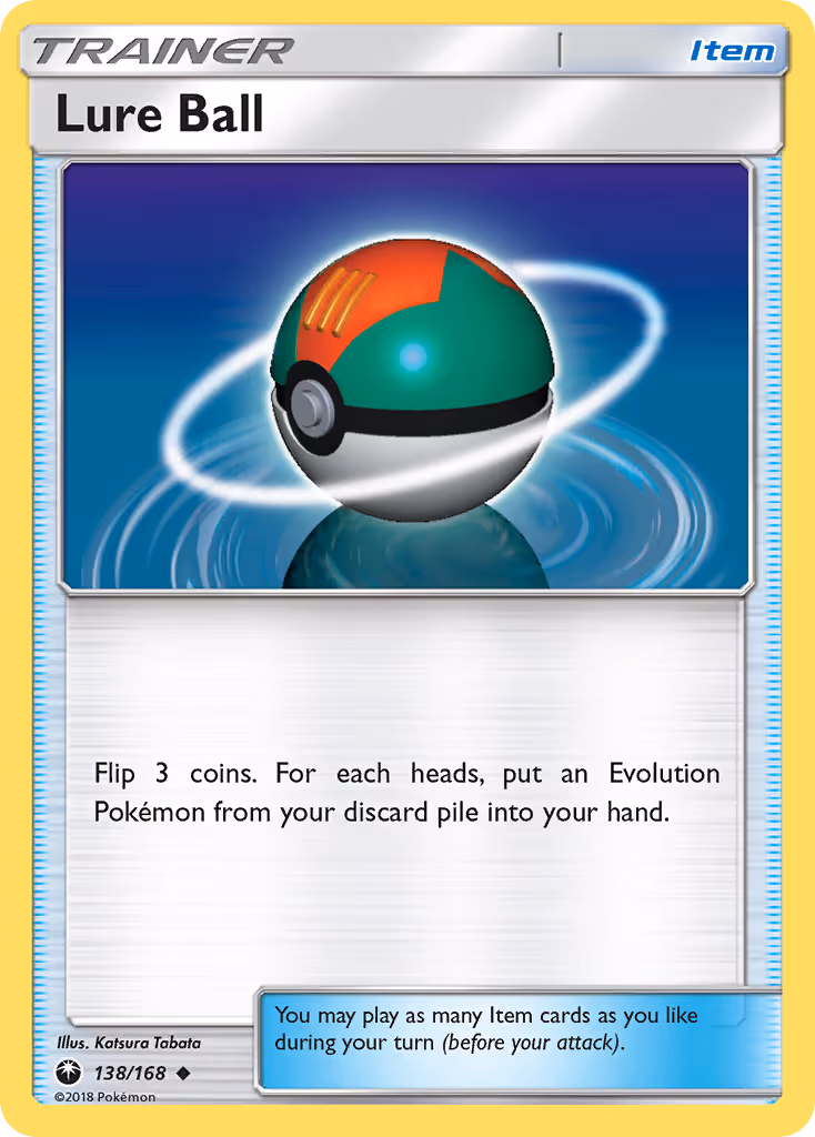 Lure Ball 138/168 Pokemon card