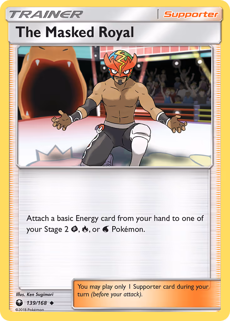 The Masked Royal 139/168 Pokemon card