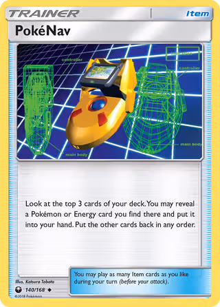 PokéNav 140/168 Pokemon card