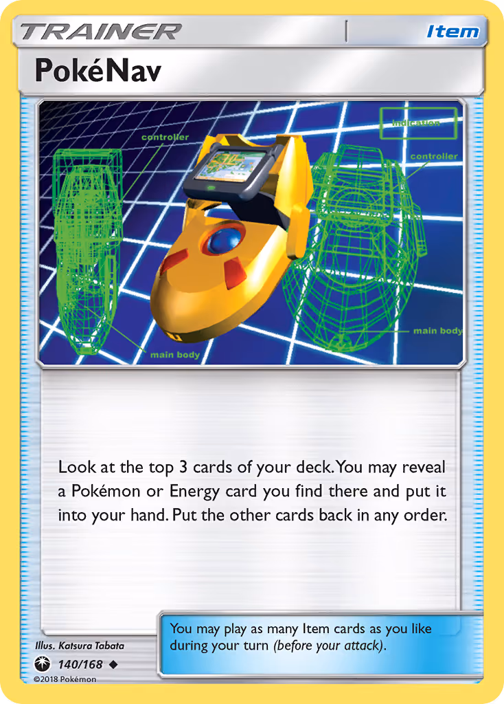 PokéNav 140/168 Pokemon card