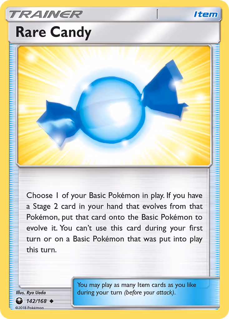 Rare Candy 142/168 Pokemon card