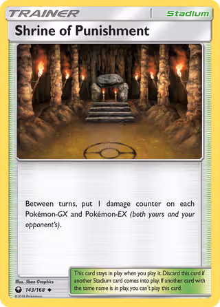 Shrine of Punishment 143/168 Pokemon card