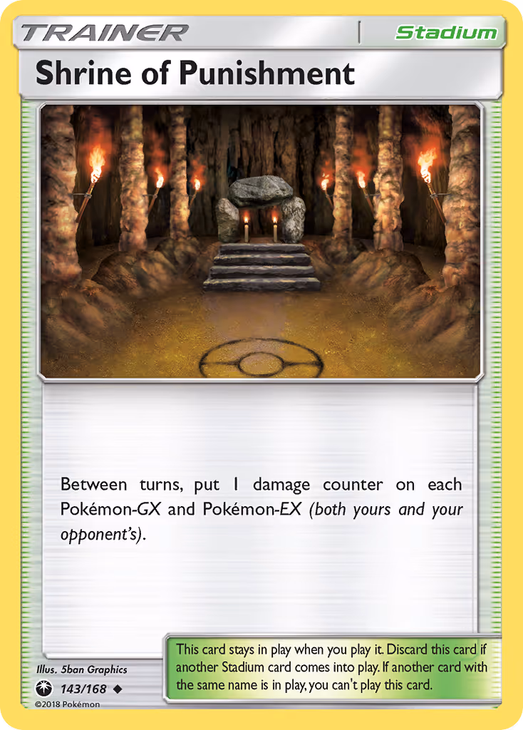 Shrine of Punishment 143/168 Pokemon card