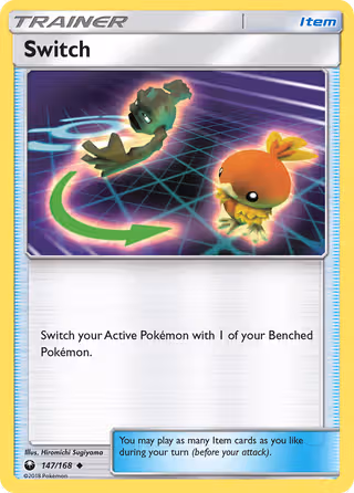 Switch 147/168 Pokemon card