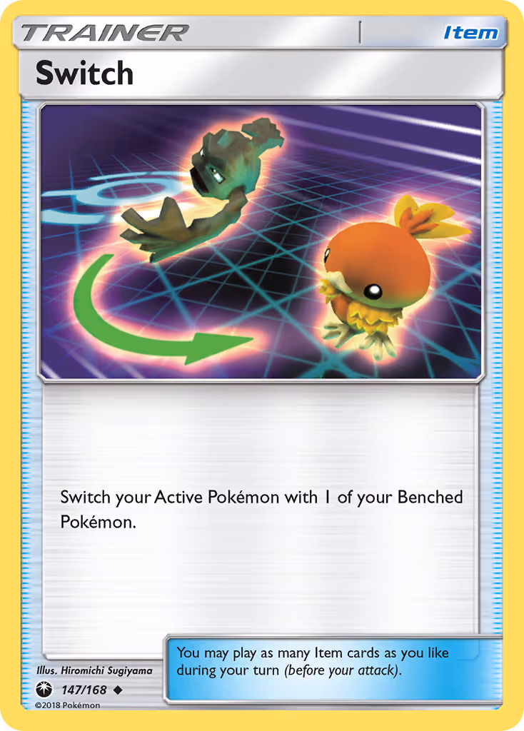 Switch 147/168 Pokemon card