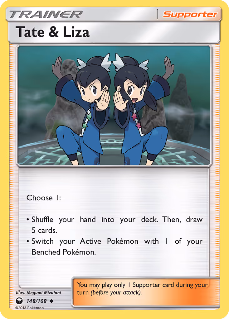 Tate & Liza 148/168 Pokemon card
