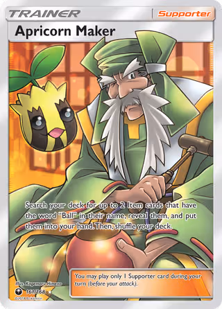 Apricorn Maker 161/168 Pokemon card