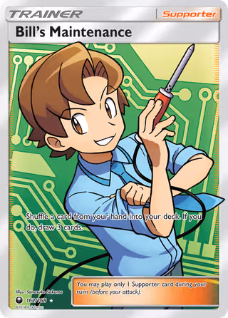 Bill’s Maintenance 162/168 Pokemon card