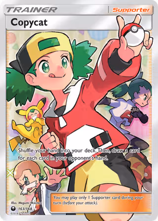 Copycat 163/168 Pokemon card