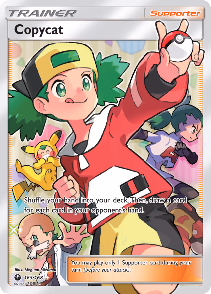 Copycat 163/168 Pokemon card