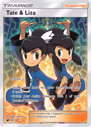 Tate & Liza 166/168 Pokemon card