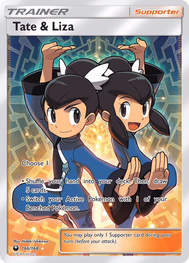 Tate & Liza 166/168 Pokemon card