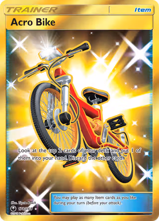 Acro Bike 178/168 Pokemon card