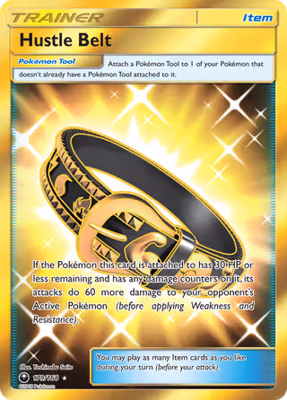 Hustle Belt 179/168 Pokemon card