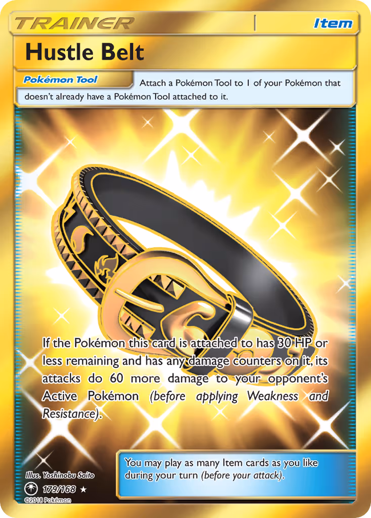 Hustle Belt 179/168 Pokemon card