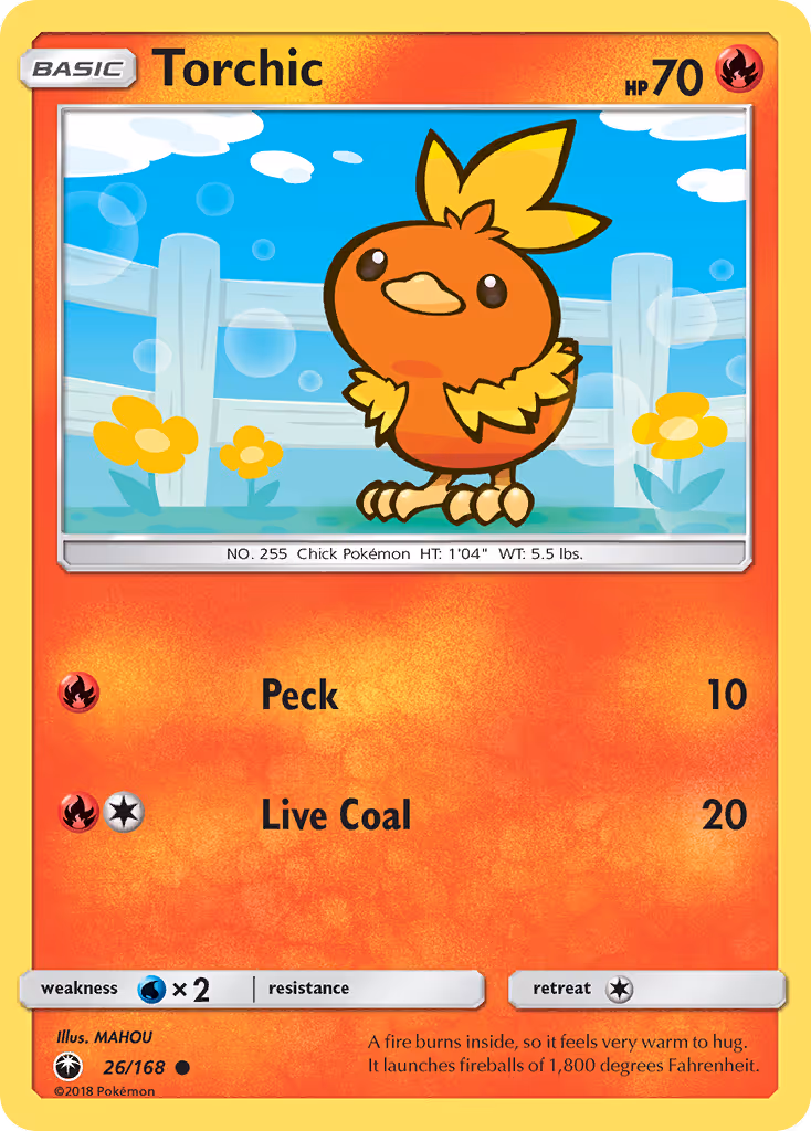 Torchic 26/168 Pokemon card