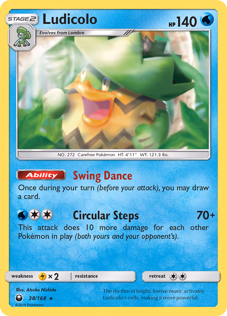 Ludicolo 38/168 Pokemon card