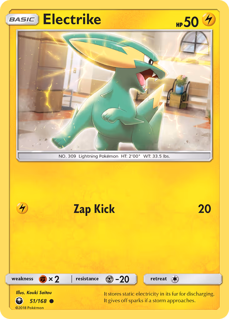 Electrike 51/168 Pokemon card