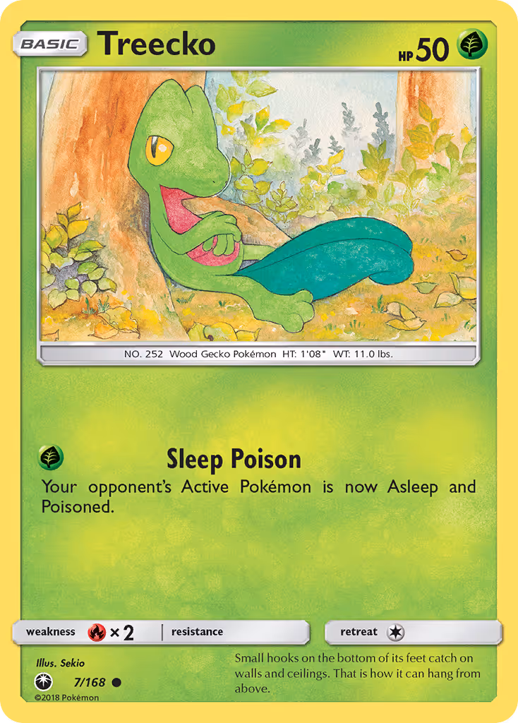 Treecko 7/168 Pokemon card