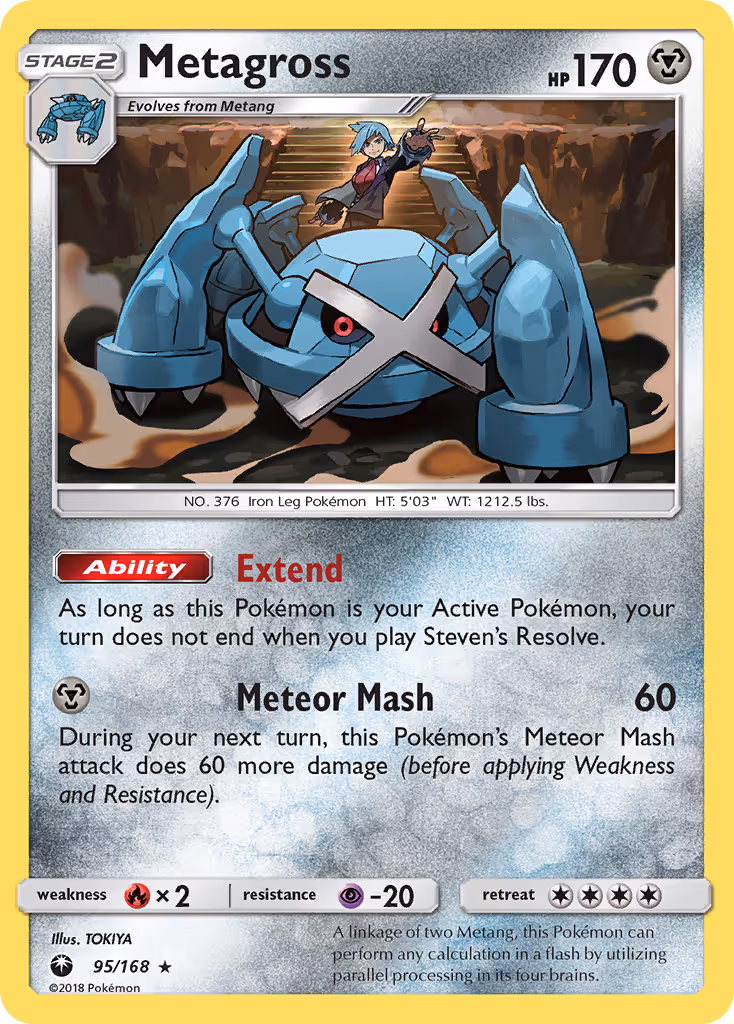 Metagross 95/168 Pokemon card