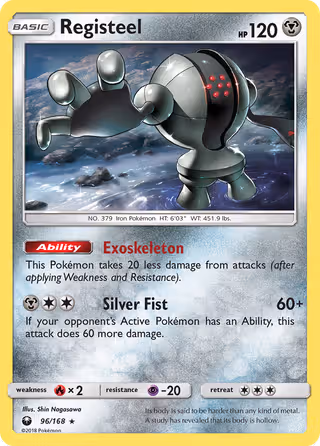 Registeel 96/168 Pokemon card