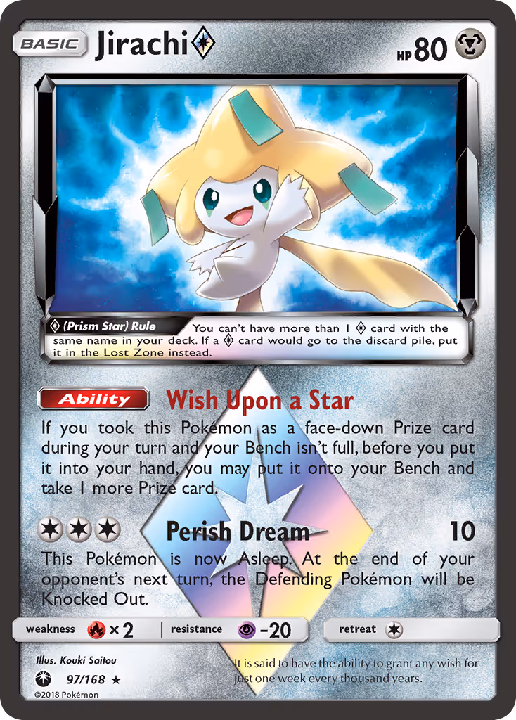 Jirachi ◇ 97/168 Pokemon card