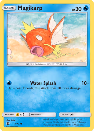 Magikarp 19/70 Pokemon card