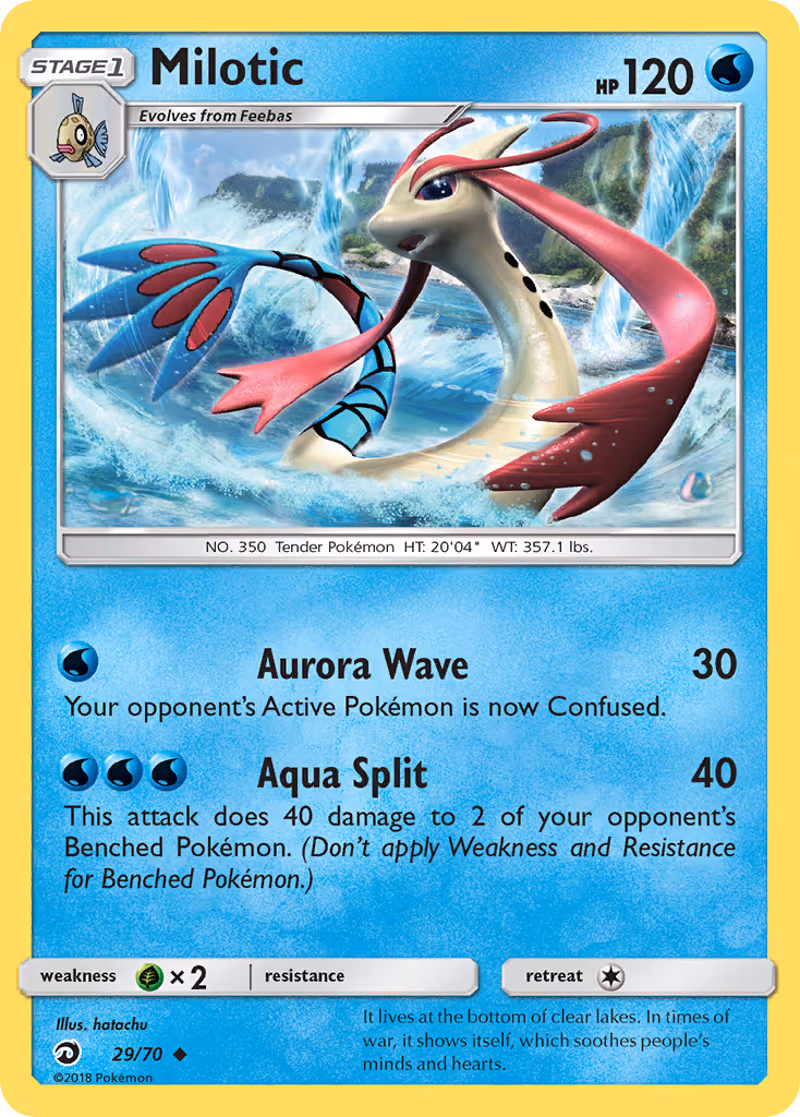 Milotic 29/70 Pokemon card