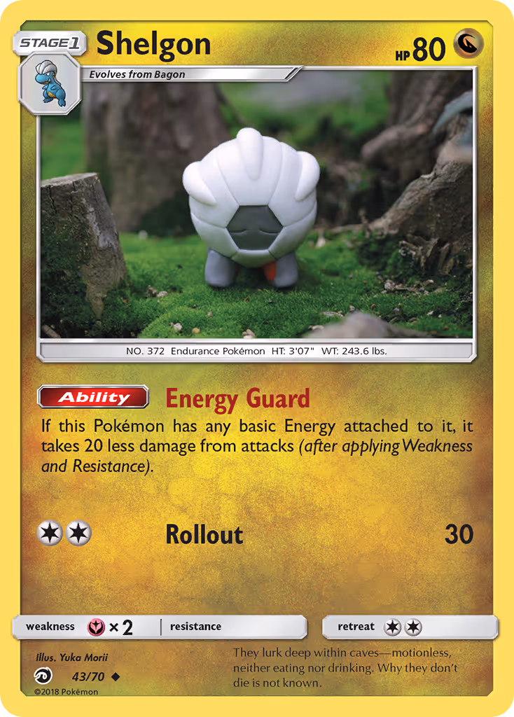 Shelgon 43/70 Pokemon card