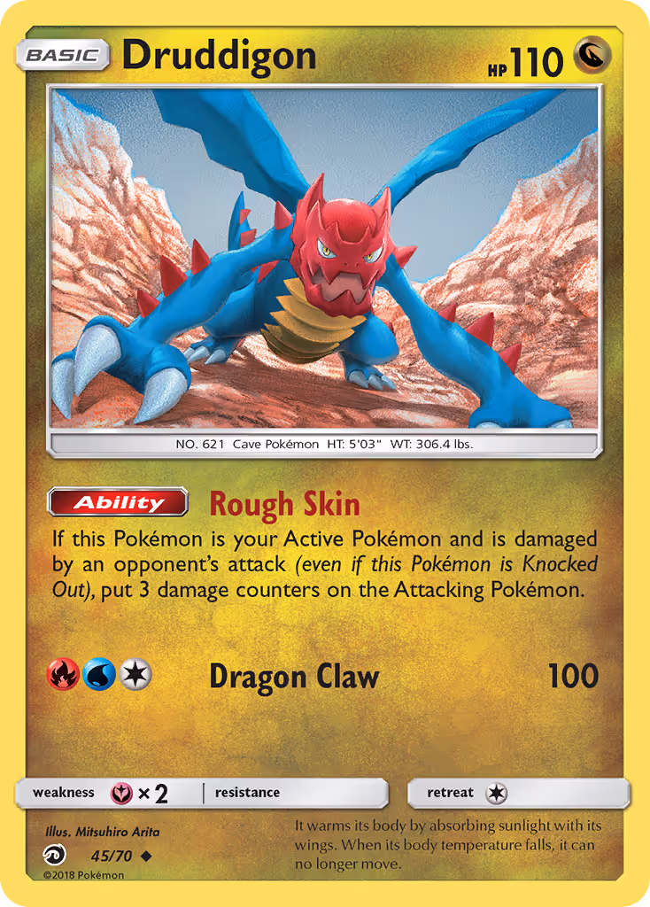 Druddigon 45/70 Pokemon card