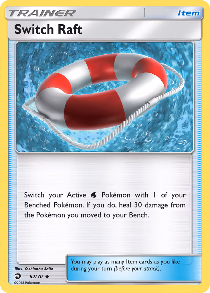 Switch Raft 62/70 Pokemon card