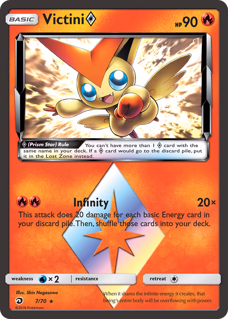 Victini ◇ 7/70 Pokemon card