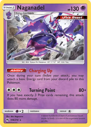 Naganadel 108/214 Pokemon card