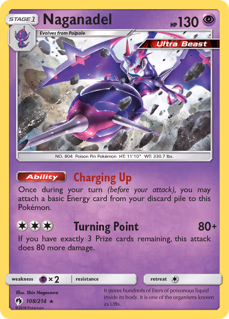 Naganadel 108/214 Pokemon card