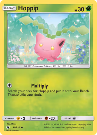 Hoppip 11/214 Pokemon card