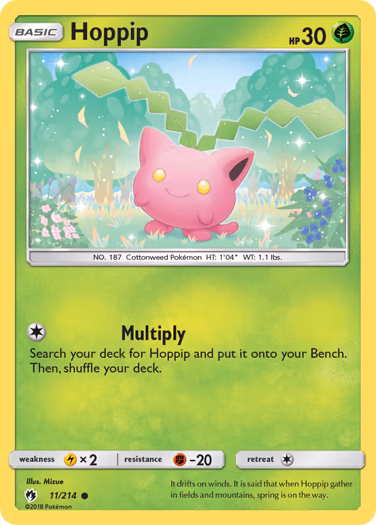 Hoppip 11/214 Pokemon card