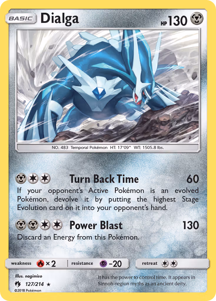 Dialga 127/214 Pokemon card