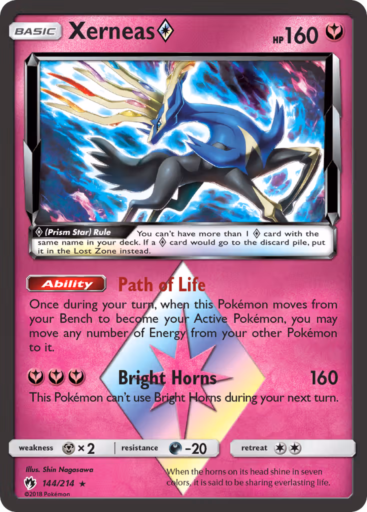 Xerneas ◇ 144/214 Pokemon card