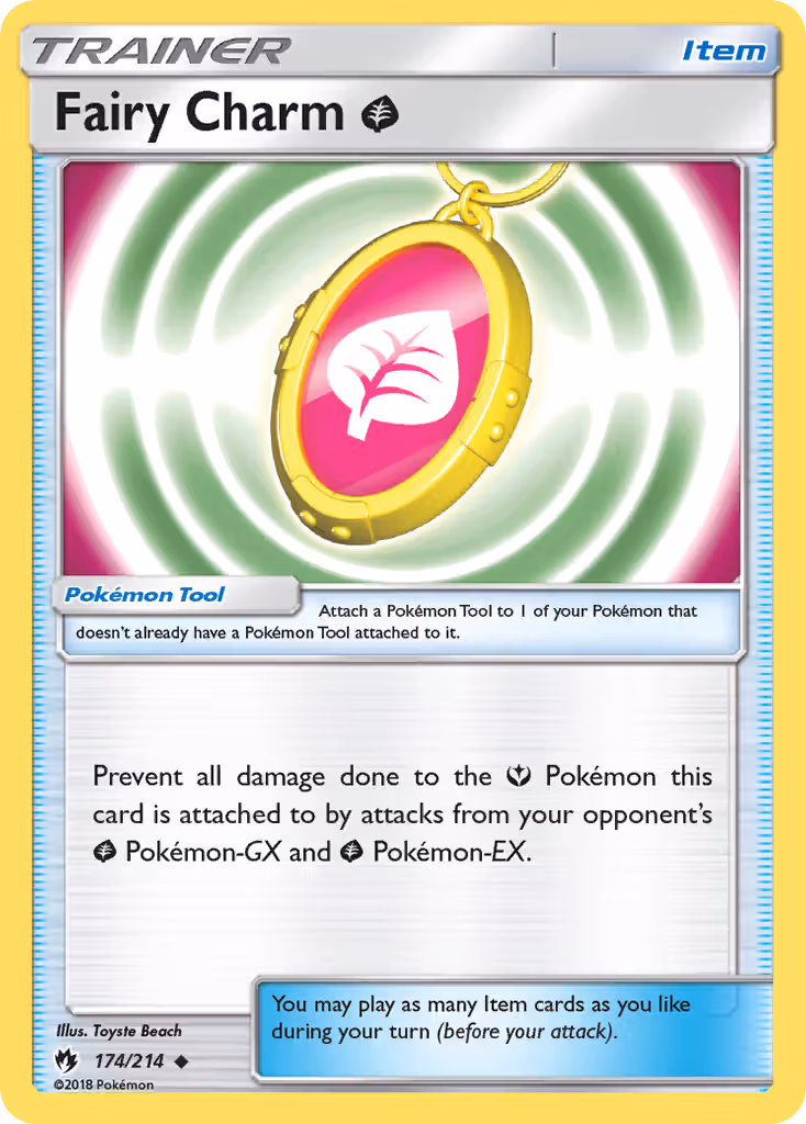Fairy Charm Grass 174/214 Pokemon card